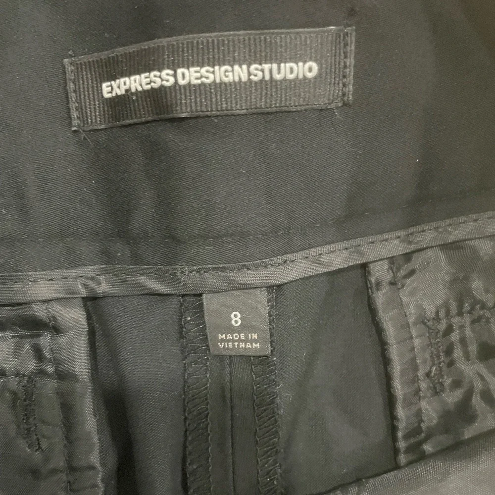 Stylish Women's Black and Blue Shorts by EXPRESS - Picture 5 of 6